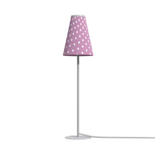 Różowa lampka stołowa TRIFLE