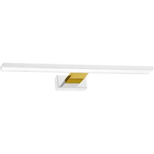 Kinkiet SHINE Biały/złoty 60cm 13,8W LED